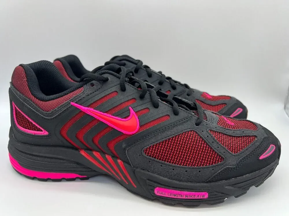 Nike Air Pegasus 2K5 Black Fire Red Pink Sneakers FJ1912-001 Men's Size 12